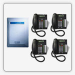 Norstar 3X8 DR1 W/4 T7208 Telephones